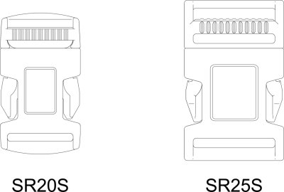 画像2: SR20S　白　100個≪1袋≫　サイドリリース